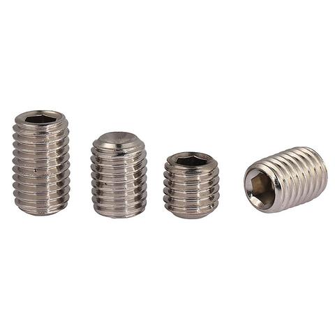 Cup Point Hex Hexagon Socket Grub Set Screws M3 M4 M5 M6 M8 M10 316 Stainless Steel Allen Bolts ► Photo 1/6