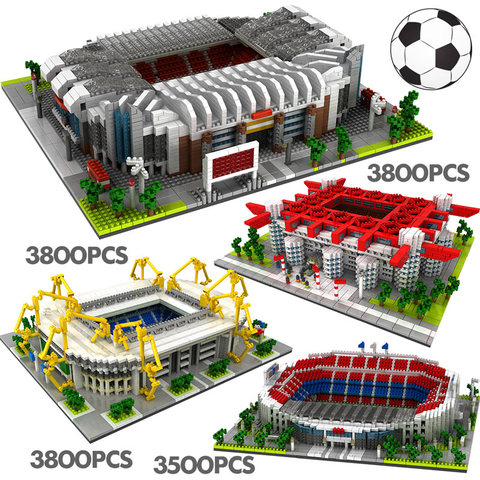 LOZ Mini Famous Architecture Football Field Building Blocks Soccer Camp Nou Signal Lduna Park Model bricks Toys for children ► Photo 1/6