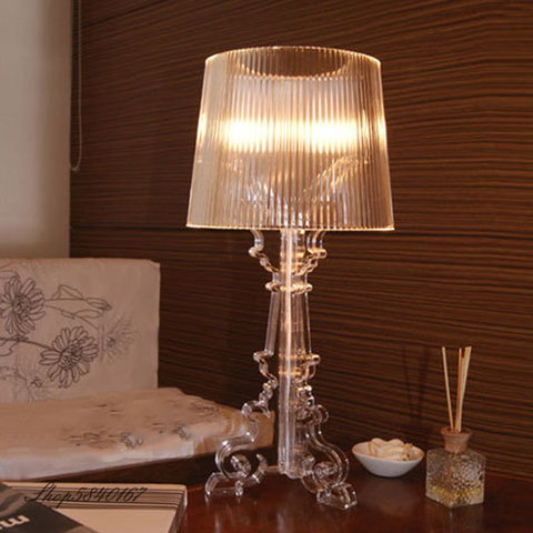 Bourgie Table Lights Modern Acrylic Ghost Table Lamps Creative Bedroom Lamps Table Beside Lamp Living Room Home Deco Fashion LED ► Photo 1/6