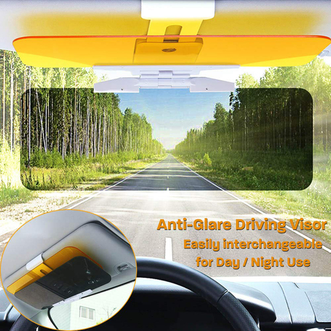 Sun shade anti-glare visor for car day/night, sun visor 2 in 1, visor with UV protection ► Photo 1/6