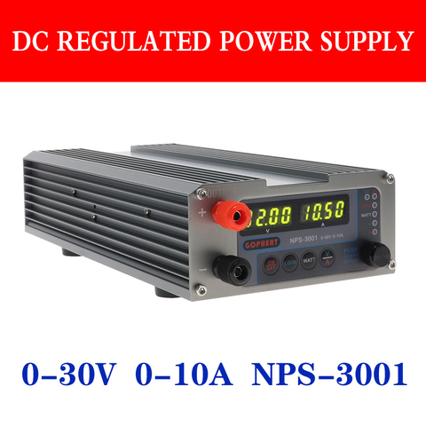 CPS-3001 30V 10A High Efficiency Compact Adjustable Digital DC Power Supply OVP/OCP/OTP Power Supply EU AU Plug ► Photo 1/6