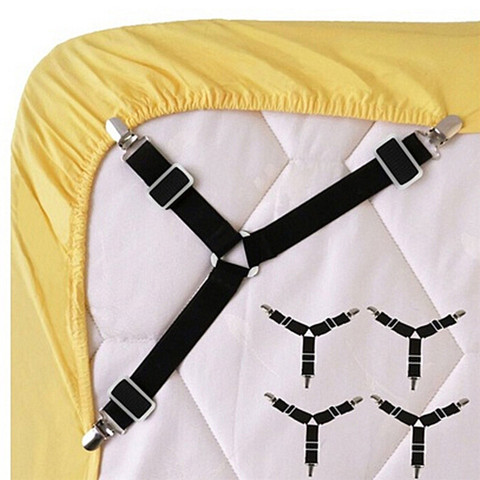 Adjustable Bed Sheet Clips Cover Grippers Holder Mattress Duvet Blanket Fastener Straps Fixing Slip-Resistant Belt ► Photo 1/5