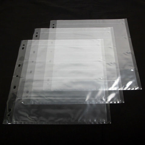 30x 120 Ring Binder Archival Storage Page Sheets B&W Color Film Negative Slide ► Photo 1/5