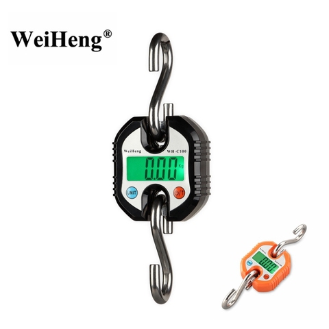 Crane Scale 150KG 200kg 300KG 500kg Portable Digital Stainless Steel Hook Hanging Scales Loop Fish Heavy Duty Weighing Balance ► Photo 1/6