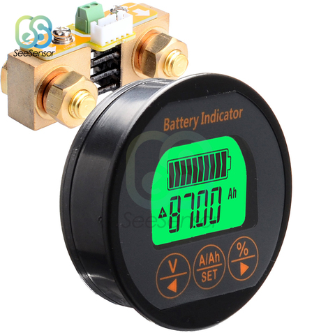 DC 8-80V 50A 100A 350A Battery Tester Voltage Current Meter  Battery Capacity Monitor Indicator Ammeter Voltmeter ► Photo 1/6