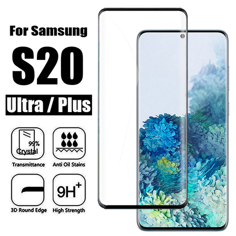 S20plus protective glass for samsung galaxy s20 s 20 ultra plus 5G s20ultra samsungs20 screen protector tempered glas film 3D ► Photo 1/6