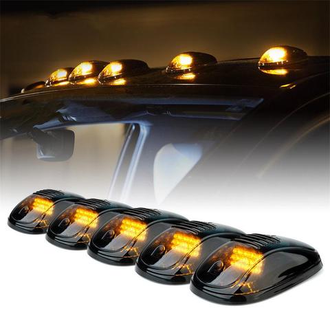 EXTERIOR CAR STYLE LED DOME DOME LIGHT CAB MARKET ROOF AMBER LIGHTS FOR F-150 F-250 F-350 RANGER T6 T7 XLT FX4 F150 PICKUP CAR ► Photo 1/6