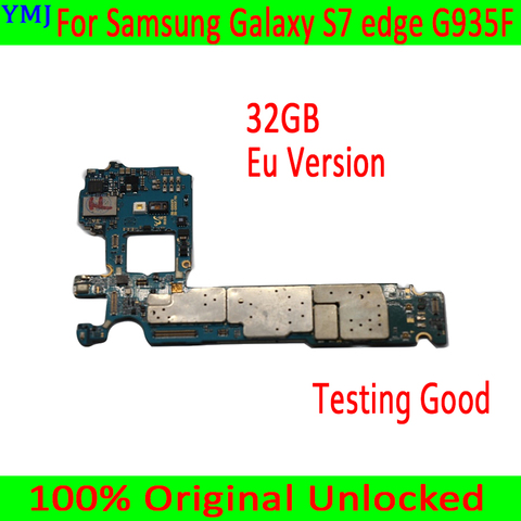 Original unlocked for Samsung Galaxy S7 edge G935F Motherboard,EU Version for Samsung S7 G935F Mainboard with Chip,Free Shipping ► Photo 1/5