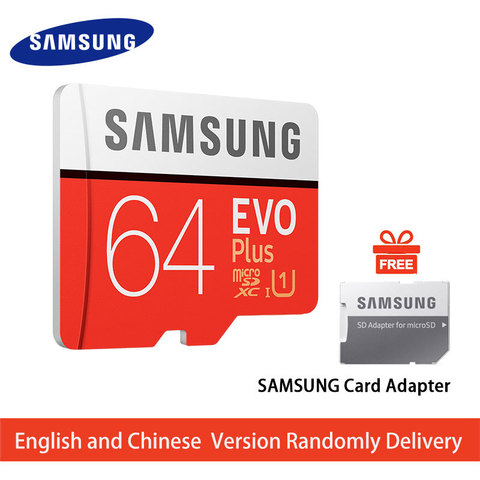 SAMSUNG Memory Card 32G 64G 128G 256G SDHC 95MB/s Grade EVO+ MicroSD Class 10 Micro SD C10 UHS TF Trans Flash 32 GB Phone Cards ► Photo 1/3