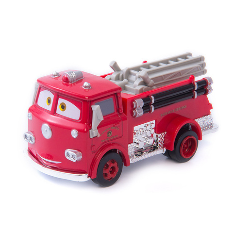 Cars disney Pixar Cars Red Fire Truck Rescue Car The King Jackson Storm Mater 1:55 Diecast Metal Alloy Model Christmas Gift Boys ► Photo 1/6