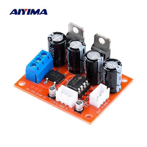 AIYIMA Audio Preamplifier Board NE5532 OP AMP Home Theater Sound Amplifier Preamp Dual AC9-15V ► Photo 1/6