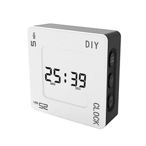Multifunctional DIY Time Management Pomodoro Timer Creative Square Alarm Clock Vibration Flashing Backlight Timer Reminder for S ► Photo 1/6