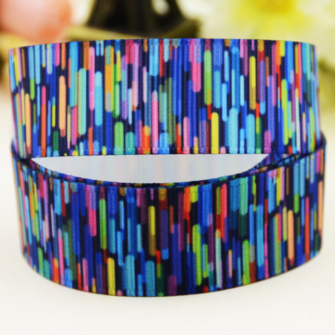 22mm 25mm 38mm 75mm Abstract pattern printed Grosgrain Ribbon party decoration 10 Yards X-03612 ► Photo 1/2