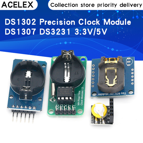 DS3231 AT24C32 IIC Module Precision Clock Module DS3231SN Memory module DS3231 mini module Real Time 3.3V/5V For Raspberry Pi ► Photo 1/6