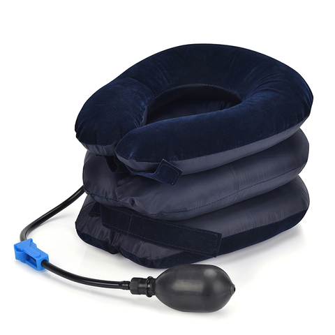 Cervical Neck Traction & Inflatable Adjustable Neck Stretcher Provide Neck Support Neck Brace and Soft Orthopedic Pillow ► Photo 1/1