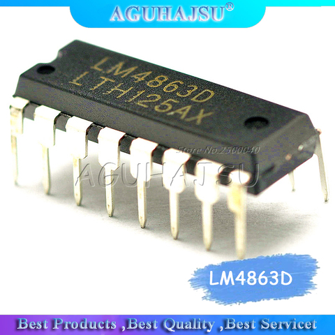 5PCS/lot LM4863D DIP16 LM4863 4863 New original free shipping fast delivery ► Photo 1/1