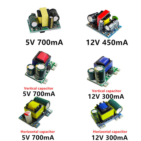 AC-DC 5V 700mA 12V 450mA 12V 300mA 3.5W Precision Buck Converter AC 220V to 5V  DC step down Transformer power supply module ► Photo 1/5