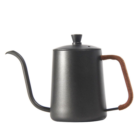 Drip Kettle 350ml 600ml Coffee Tea Pot Non-stick Coating Food Grade Stainless Steel Gooseneck Drip Kettle Swan Neck Thin Mouth ► Photo 1/6