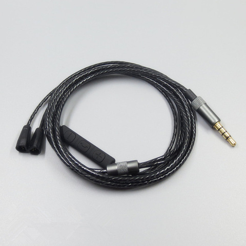 For Sennheiser IE8 IE8i IE80 Earphone 3.5mm Wired Earphones Cable Detachable Replacement Headphone Cord In-line Control w/ Mic ► Photo 1/5