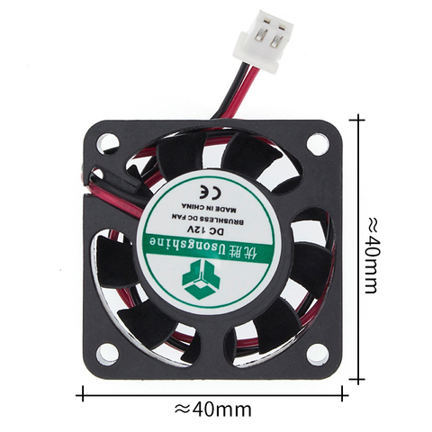 40x40x10mm 4010 fans 12v Volt Brushless DC Fans for heatsink cooler cooling radiator for 3d printer parts Cooling Fan ► Photo 1/6