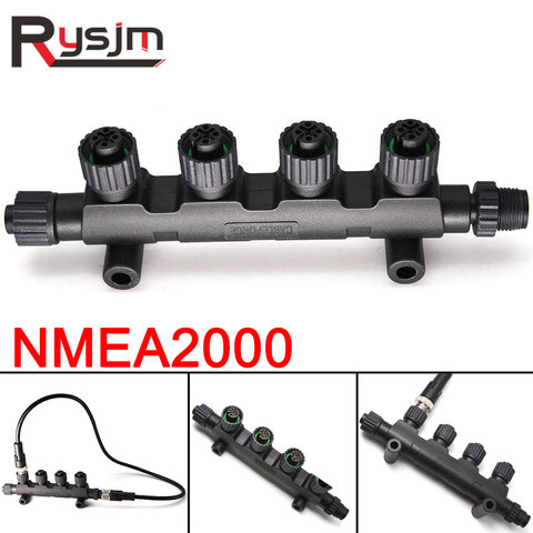 CX5005 NMEA2000 Adapters NMEA 2000 Cables Sockets Multifunction Converter Connect Up to 5 Cables Lines Connector CX5003 For Boat ► Photo 1/6
