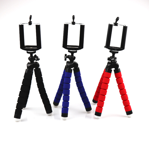 Universal Flexible tripods tripod for phone Mobile camera holder Clip smartphone monopod tripod stand octopus mini tripod stativ ► Photo 1/6