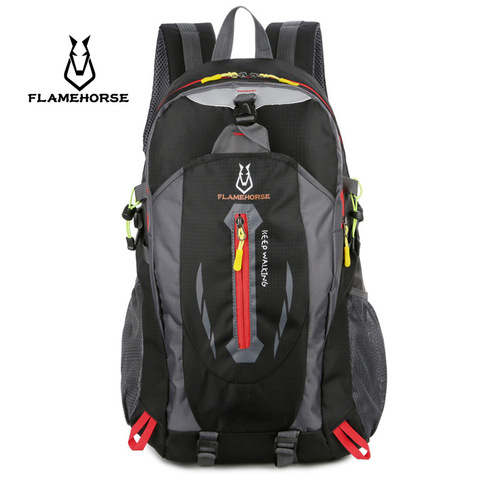 40L outdoor mountaineering backpack sports travel camping hiking hiking shoulder travel waterproof riding shoulder bag ► Photo 1/6