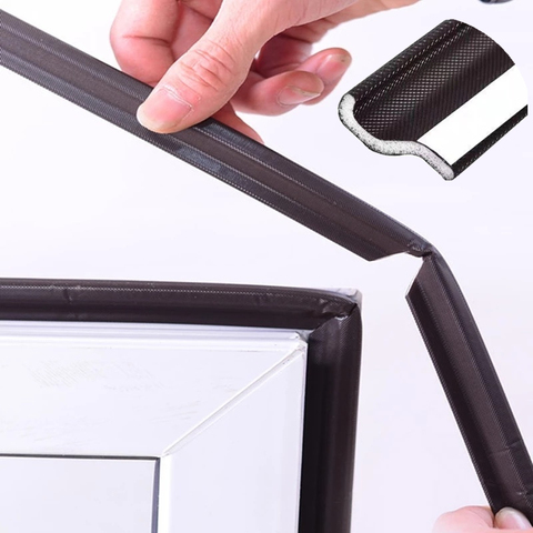 2M Self Adhesive Door window sealing strip draft stopper Windproof soundproof foam tape for Sliding Door gap sealer Hardware ► Photo 1/6