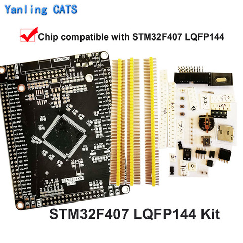 STM32F4 Discovery Board Arm Cortex M4 for DIY Welding STM32F407 417 LQFP144 Pin MCU for SWD Jtag Download 1PCS ZL-07 ► Photo 1/6