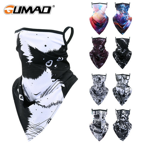 Hiking Scarf Print Half Face Mask Cycling Neck Gaiter Cover Shield Masks Mesh Tube Ski Sport Running Bandana Headband Men Women ► Photo 1/6