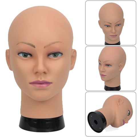 AFRO African Bald Doll head Mannequin Head For Making Wig Hat Display Cosmetology Manikin Head Female Dolls Training Head ► Photo 1/6