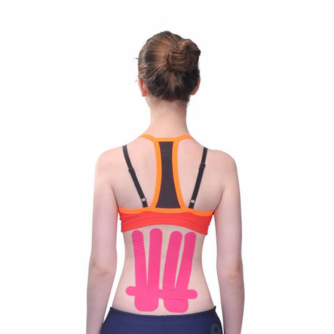 1pc Pre-cut Athletic Kinesiology Tape Elastic Bandage Special for Waist Back Wrist Arm Ankle Calf Muscle Recovery Pain Relief ► Photo 1/6