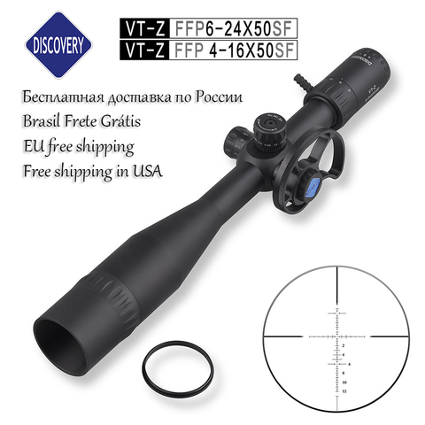 Discovery VT-Z 6-24X50SF FFP Scope First Focal Plane Hunting Riflescope Side Parallax Wheel Tactical Airsoft Optics Sights ► Photo 1/6