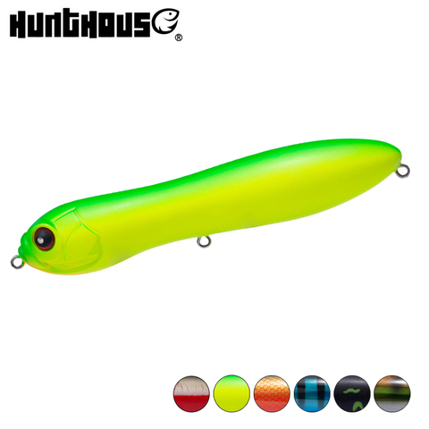 Hunthouse pencil fishing lure store topwater floating freshwater fishing lure 130mm 32g big rattle ball loud noise for bass fish ► Photo 1/6