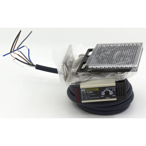 18x50x50mm 4m sensing E3JK-R4M2 12-24VDC Retroreflective photoelectric sensor switch ► Photo 1/6