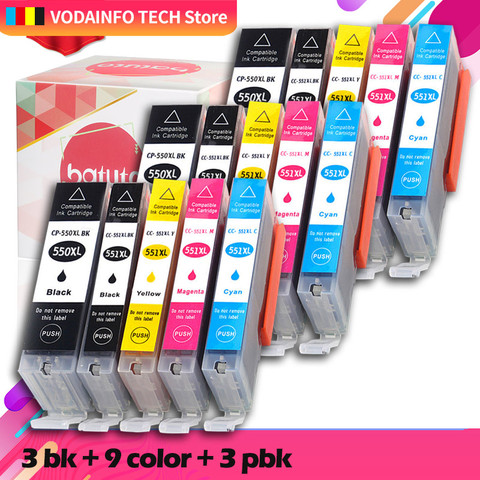 PGI 550 551 compatible ink cartridge for canon PIXMA IP7250 MG5450 MX925 MG5550 MG6450 MG5650 MG6650 IX6850 MX725 MX925 printer ► Photo 1/5