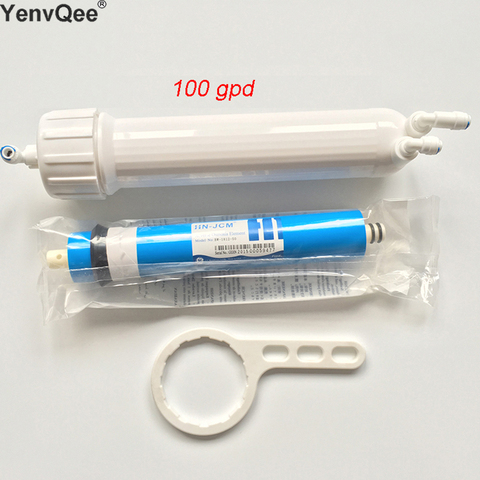 Water Filter 100 GPD RO Membrane+ membrane Housing Complete WIth 3pcs Fittings And Spanner ► Photo 1/4