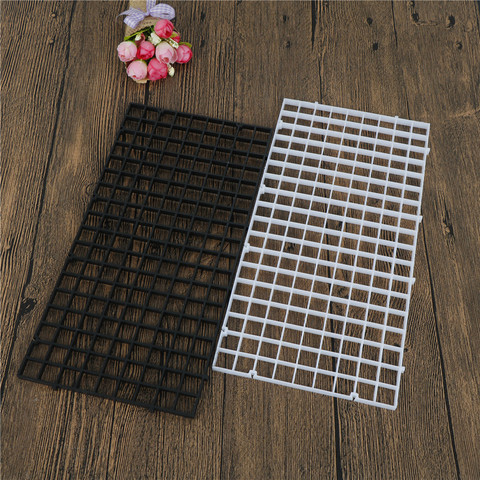 Durable Plastic Fish Grid Divider Holder Fish Tank Tray Egg Crate Aquarium Tank Filter Bottom Isolate Pane 29.6cm x 14.8cm ► Photo 1/6