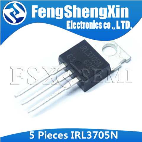 5PCS IRL3705NPBF IRL3705N TO-220 TO220 IRL3705  MOSFET ► Photo 1/1