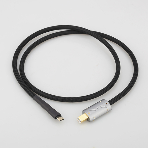 Viborg USB Type C Cable HiFi USB B To C Audio Data Cable For DAC Mobile Tablet ► Photo 1/6