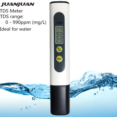 TDS Meter Water Quality Tester Automatic Calibration TDS Tester 0-990ppm Ideal Water Test Meter Drinking Water Aquariums  30%off ► Photo 1/6