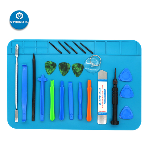 18 in 1 Precision Screwdriver Set Phone Repair Tool Kit for iPhone Android Phones Tablet PC Disassembly with Anti-static Mat ► Photo 1/6