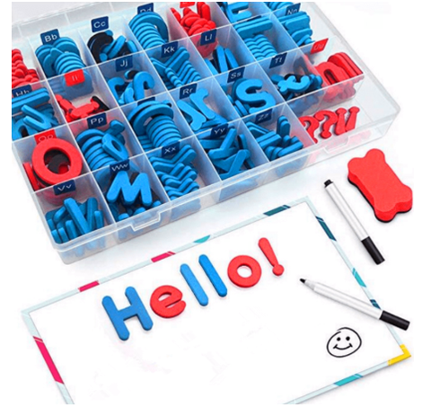 Magnetic Letters 208 Pcs Uppercase Lowercase Foam Alphabet ABC Magnets for Fridge Refrigerator Educational Toys Set ► Photo 1/1