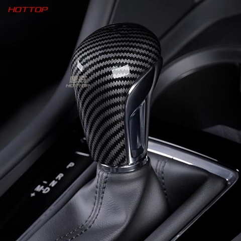 for Mazda 3 Axela 2022 Gear Shift Shifter Knob Cove Carbon fiber ► Photo 1/6