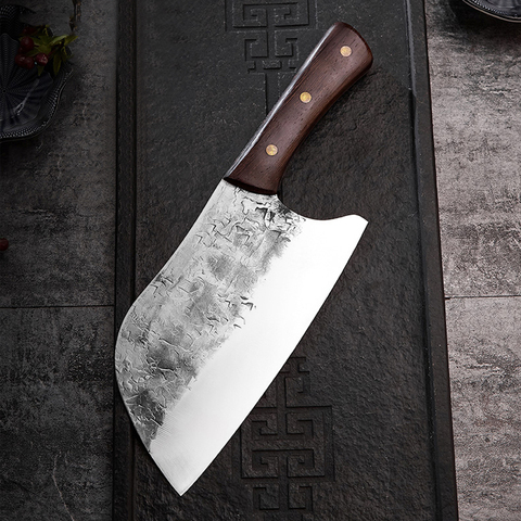 Handmade Stainless Steel Forging Chopper Kitchen Knives Meat