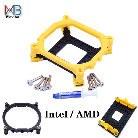 CPU Cooler fan Bracket Holder for computer motherboard LGA 775 1150 1151 1155 1156 1366 2011 B75 X79 X99 Socket Cooler Bracket ► Photo 1/6