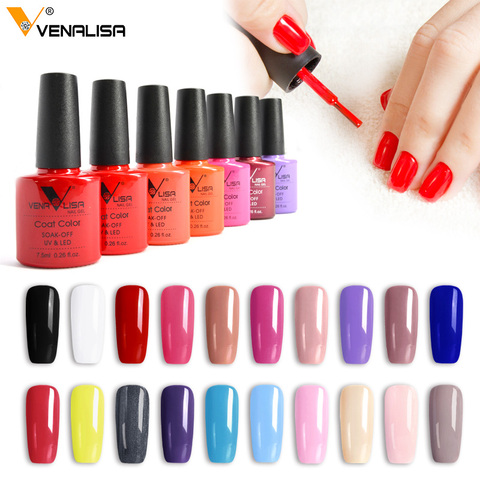 2022 new brand Venalisa hot sell  soak off uv gel 60colors 7.5ml supper shinning Christmas mirror effect nail gel polish lacquer ► Photo 1/6