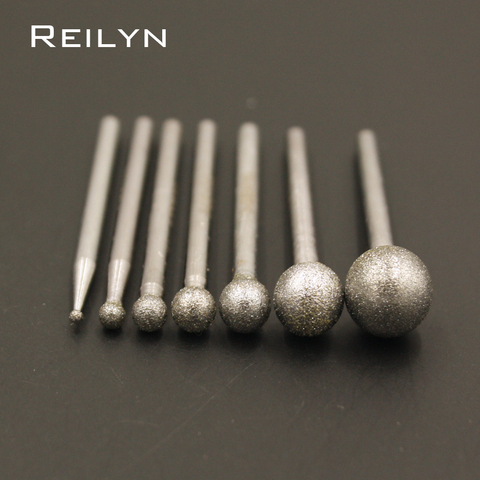 150# Fine Grit Emery Grinding Point Ball Sanding Bits 6pcs/Set Shank 3mm Point 1mm-8mm Suit Combination Durable Grinding Needle ► Photo 1/6