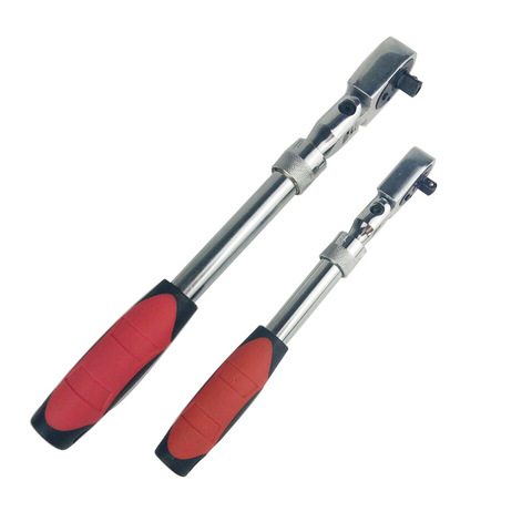 High quality 72 teeth telescopic ratchet spanner automatic quick release fast 1/4 1/2 3/8 can adjust 90 degrees scaffold wrench ► Photo 1/5