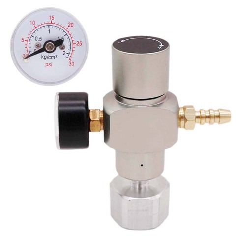 2 In 1 Sodastream CO2 Mini Gas Regulator CO2 Charger TR21*4 0-30 PSI Keg Charger for European Soda stream Beer Kegerator ► Photo 1/6